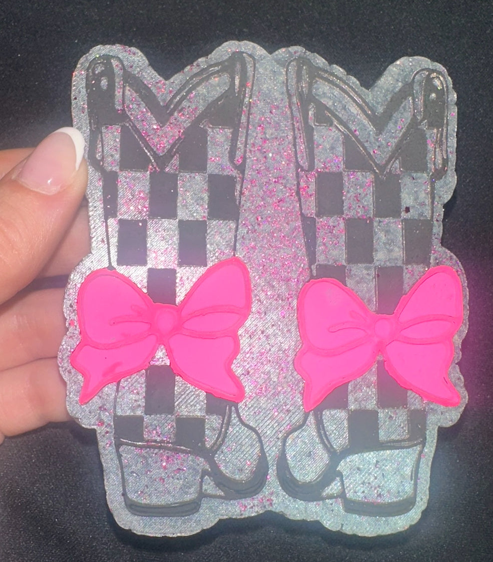 Boots & Bows - Mahogany Teakwood